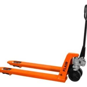 Flair palleløfter 2500 - 1150mm, poly hjul og dobbelt ruller, FL25102