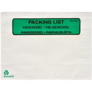 Følgeseddellommer Papir m/tryk (1000)